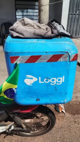 Baú loggi reforçado 92 litros para entregas 