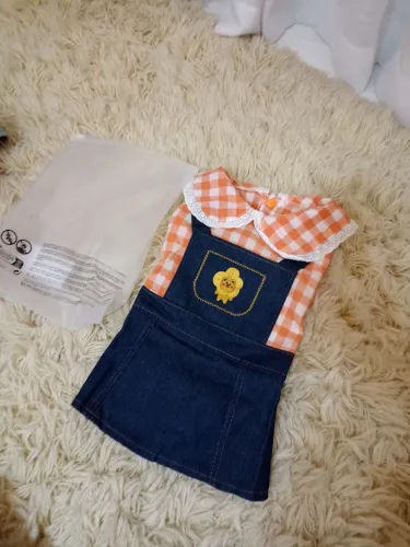 Vestido para pet tamanho G   valor 50,00 novo 
