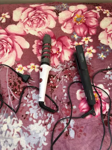 modelador de cachos e prancha para cabelo 