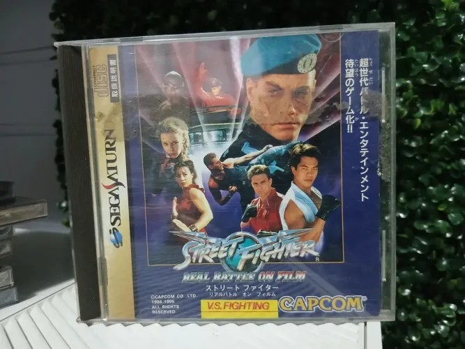STREET FIGHTER MOVIE SEGA SATURNO ORIGINAL