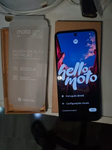 Celular novíssimo moto G34 5G