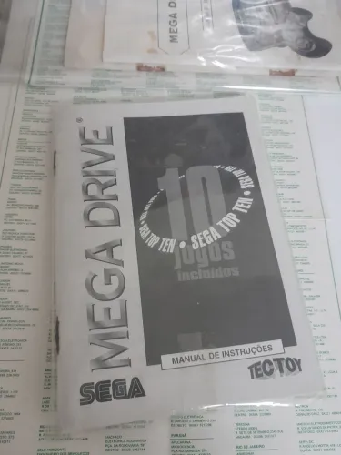 Lote manual mega drive 
