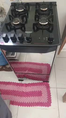 Fogão inox espelhado Dako 4 bocas