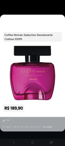 Perfume masculino coffe 