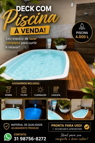 Deck com Piscina