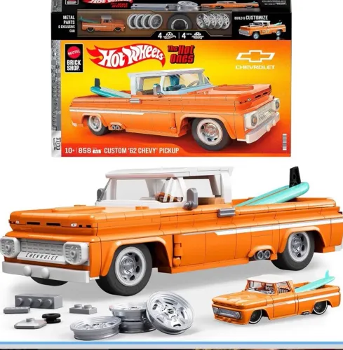 Mattel Brick Shop Elite Carrinha Chevy de 1962 Personalizada