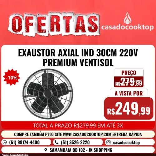 EXAUSTOR AXIAL IND 30CM 220V PREMIUM VENTISOL 440