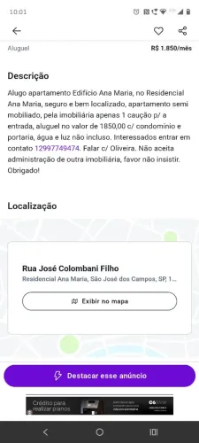 Alugo apartamento na zona leste R$1.750,00