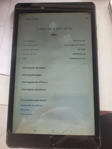 Tablet samsung 8pol 2gb 32gb tab A 