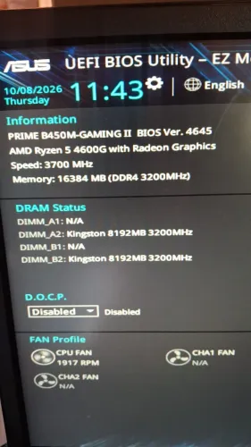 Ryzen 5 4600gb + 16gb x8 ,ddr4 3200