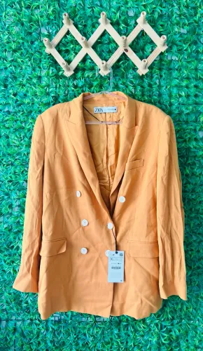 Blazer Zara tam GG (novo, na etiqueta)