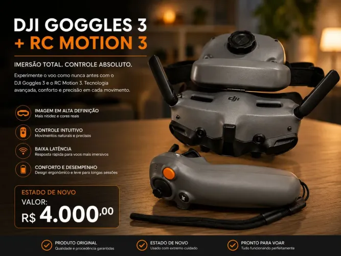DJI goggles 3 + RC motion 3