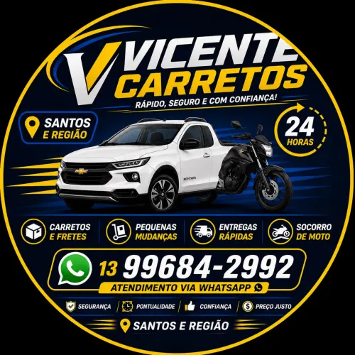 Carretos socorro de motos mudanças 