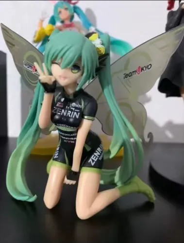 Boneca estatueta Anime Hatsune Miku em Pvc