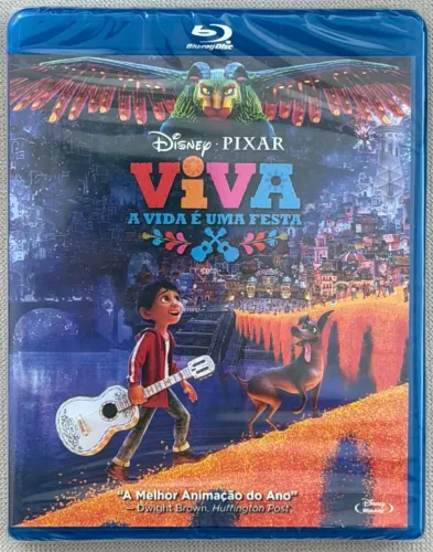 Blu-ray Disney-Pixar Viva - A vida é uma festa (original e lacrado)