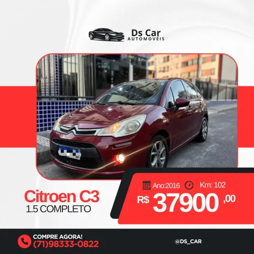 Citroen C3 Attra/origine Pack 1.5 Flex 8V 5P MEC 2016