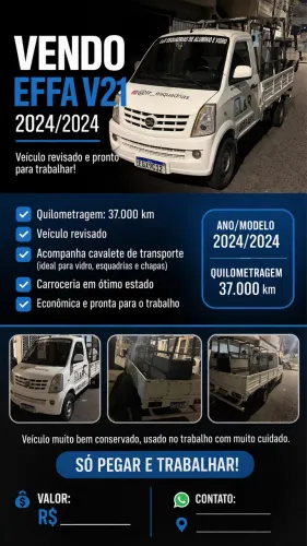 Effa V21 Pick-up CS 1.3 16V 2P 2024