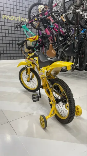 Bicicleta Infantil Aro 16 Unitoys Moto Cross