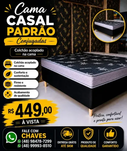 Vendo camas box casal conjugadas