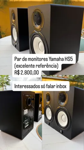 Monitores HS5 yamaha (par)