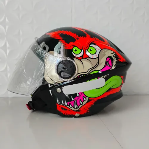 Capacete N°58/60 coyote preto brilhante