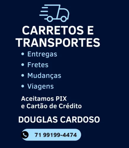 Carretos, mudanças, fretes, viagens