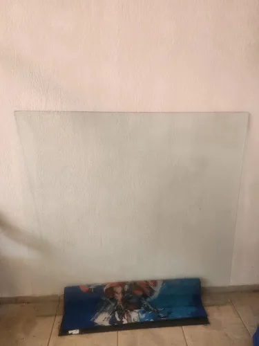 Vidro 140x140 10mm bisotado