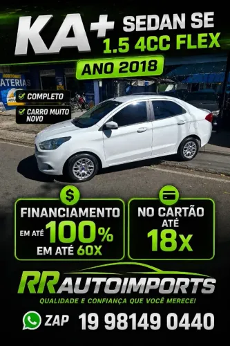 Ford KA+ Sedan 1.5 16V Flex 4P 2018
