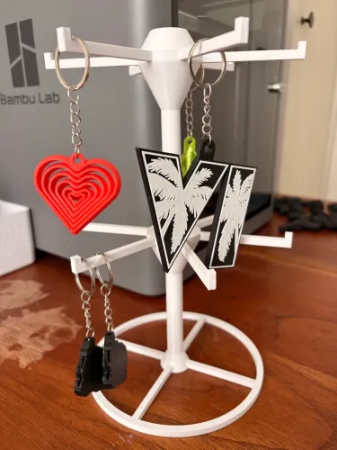 Vitrine para chaveiros 