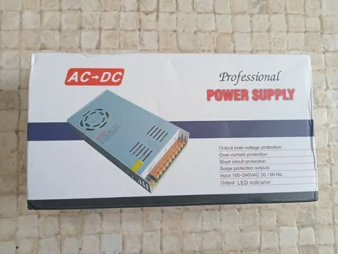 Fonte Chaveada 50 Amperes / 12 a 15 Volts / 600 Watts, Nova na Caixa, Apenas 100,00