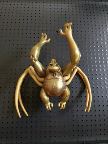 Macaco Aranha Supremo Dourado Ben 10 Original Bandai Boneco Brinquedo Figura Usado