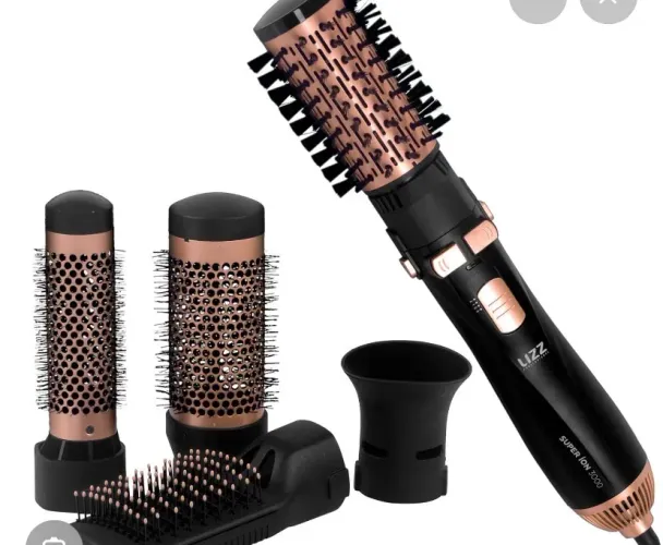Escova de cabelo com 5 ponteiras 