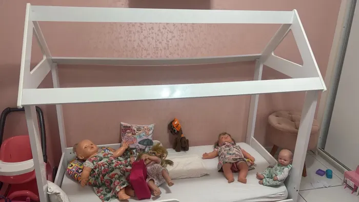 Cama infantil branca