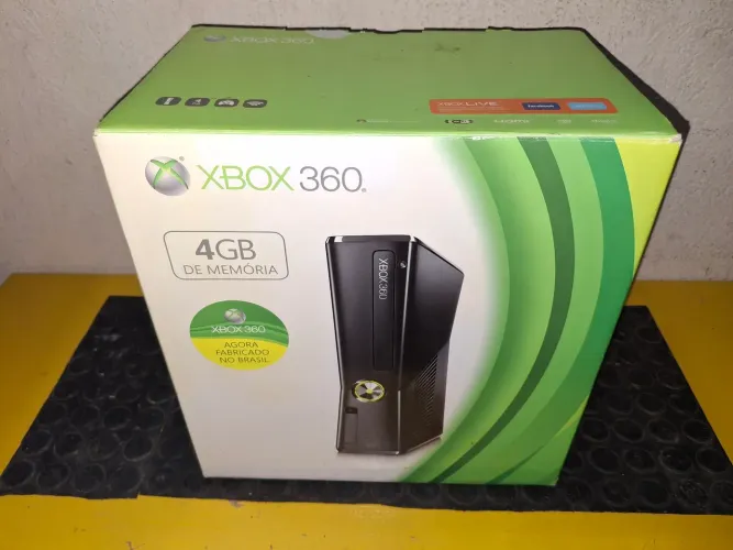 Caixa vazia Xbox 360 Slim para completar coleção