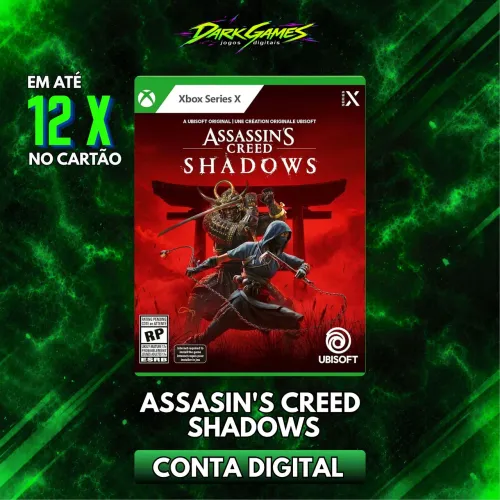 Assasin's Creed Shadows pra Xbox Series X