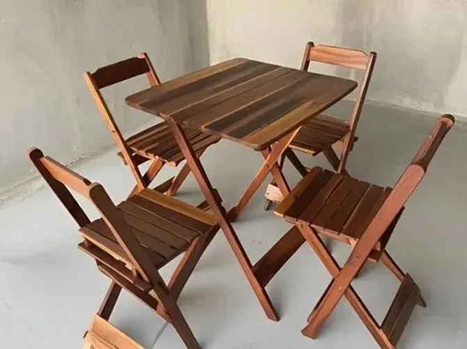 Mesa madeira maciça para comércio