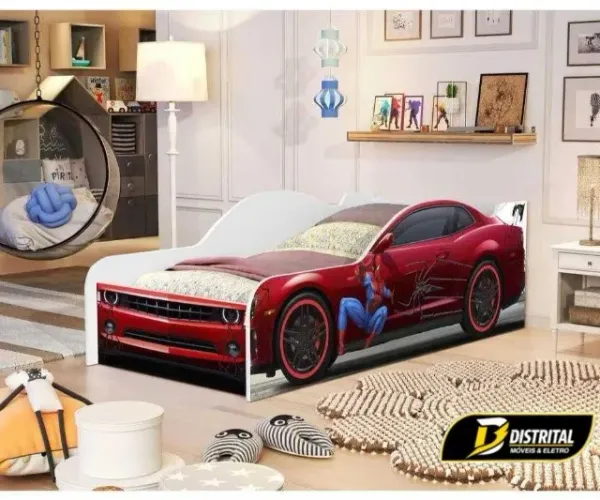 Cama Carro Infantil Homem Aranha Pronta Entrega