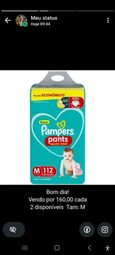Fralda Pampers Pants M 112