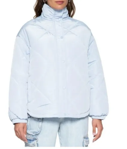 jaqueta puffer hering azul bebê xg