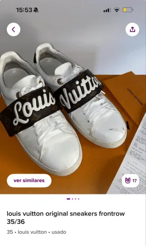 Louis Vuitton original sneakers frontrow 35/36