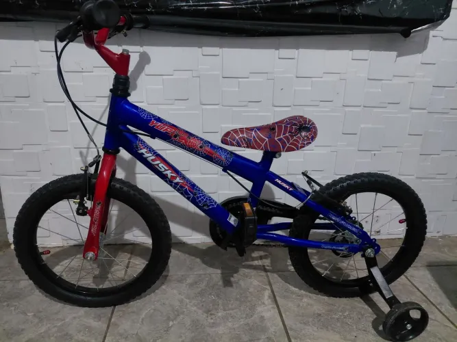Bicicleta Infantil Husky ( Homem Aranha ) - Aro 16
