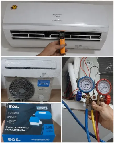 Ar condicionado 9.000btus Midea Inverter + Bomba de Drenagem