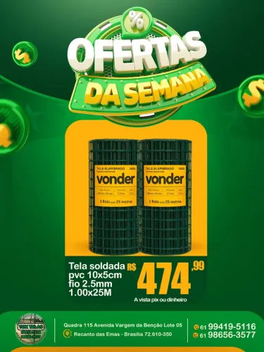 Tela Soldada 25x1.00