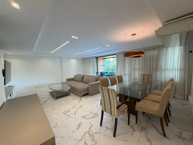 Apartamento Mobiliado de Alto Padrão no Jardim Oceânico | 154m² | 3 Vagas | A 400m da Prai
