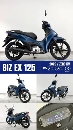 HONDA BIZ 125 EX ZERO KM (26/26) OPORTUNIDADE!!!!