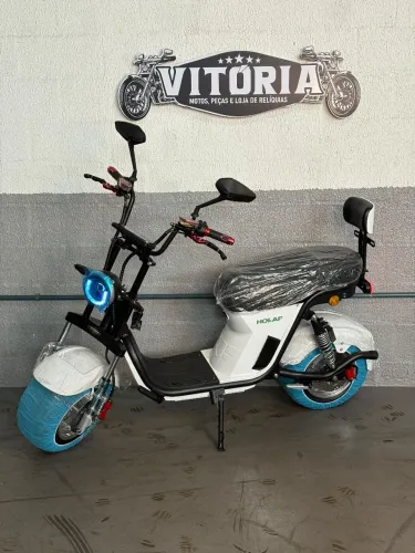Scooter Elétrica branca X13 Holaf 1000w - PRONTA ENTREGA