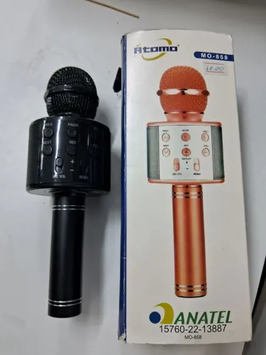 Microfone Karaoke Átomo  MO-858