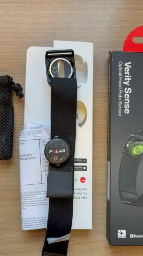 Sensor cardiaco Polar verity sense !