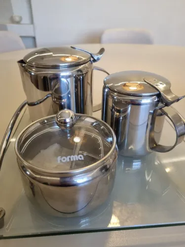 Conjunto de chá e cafe 4 peças