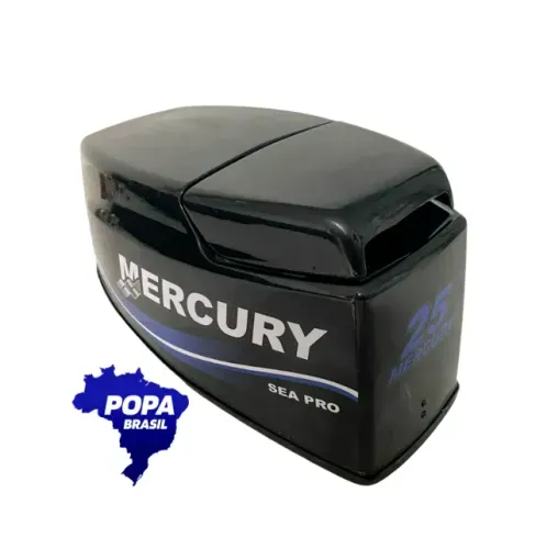 Capô (Capota) do Motor de Popa Mercury 25HP Sea Pro